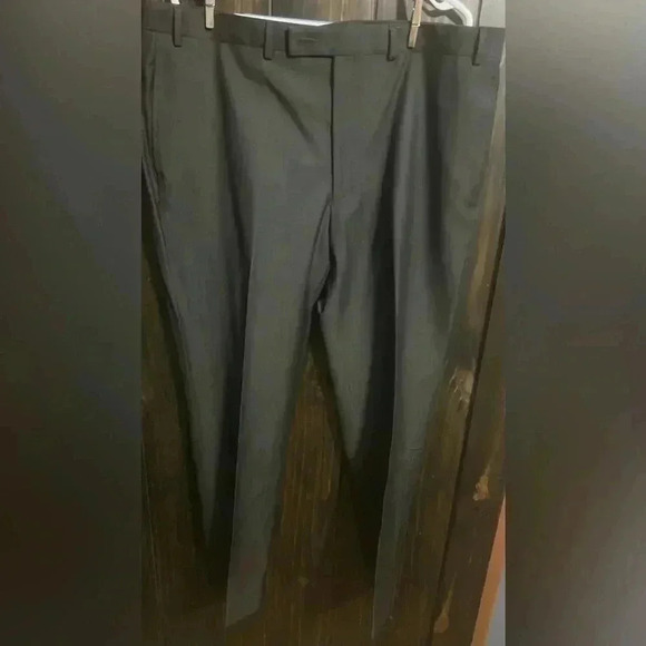 Calvin Klein Men's 100% Wool Black Suit Jacket Slim Fit Size 46L - Picture 2 of 8